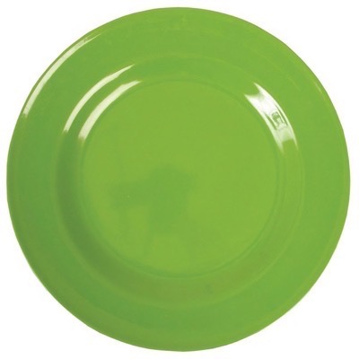 Melamin frokosttallerken - Grøn 