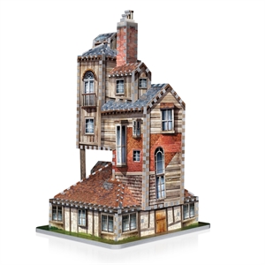 Weasley familiens hus - 3D puslespil med 415 brikker 